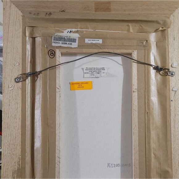 Peter Nixon Art Large Giclée Vintage Framed Signed Encircled II Ornate Frame HTF - Picture 2 of 14